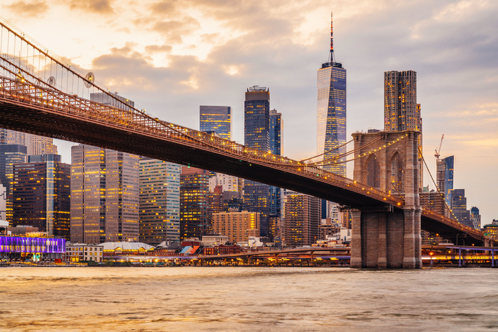 Panoramic Image of New York City, NY